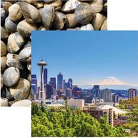 Washington, Great Northwest Collection, Seattle, double-sided, scrapbook paper (Reminisce)<br><font color=red>25% off</font>