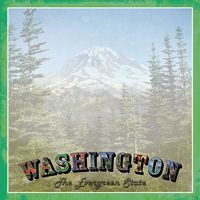 Washington Vintage, States scrapbook paper (Stamping Station)