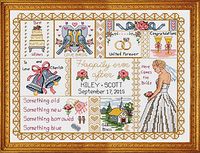 Wedding Collage, cross stitch kit (Janlynn)