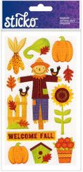 Welcome Fall, autumn scrapbook stickers (Sticko) 