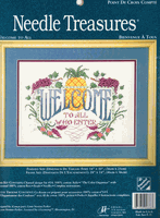 Welcome to All, cross stitch kit (Needle Treasures & JCA)