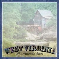 West Virginia Vintage, States scrapbook paper (Stamping Station)