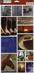 Western, Real Life Photo, scrapbook stickers (Peebles)<br><font color=red>50% off</font>