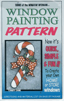 Window Painting Pattern, Candy Cane, crafts (Signs of the Window Woman)<br><font color=red>Very few left<br>Save 50%</font>