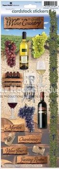 Wine Country, Cardstock Stickers, scrapbook (Paper House)