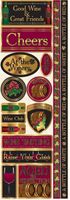 Wine Tasting, Cardstock Stickers, scrapbook (Reminisce)