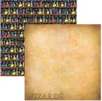 Wizards, Double-sided, scrapbook paper (Reminisce)<br><font color=red>50% off</font>
