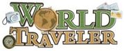 World Traveler, Title Wave scrapbook stickers (Jolee's Boutique)