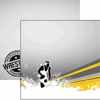 Wrestling Collection, Pin to Win, double-sided, scrapbook paper (Reminisce)