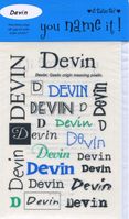 You Name It! Boy Name Scrapbook Stickers (It Takes Two)<br>(12_names)<br><font color=red>50% off</font>