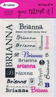 You Name It! Girl Name Scrapbook Stickers (It Takes Two)<br>(14_names)<br><font color=red>50% off</font>