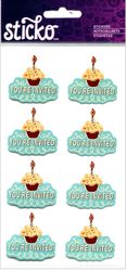 You're Invited, birthday invitations, scrapbook stickers (Sticko)<br><font color=red>25% off</font>