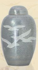 Blue Going Home Birds Full Size Urn