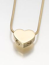 Double Chamber Heart Pendants