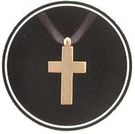 Engraved<br>Brass Cross