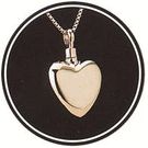 Engraved<BR>Large Gold<BR>Vermeil Heart