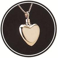 Engraved<BR>Large Gold<BR>Vermeil Heart