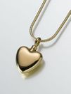 Engraved<BR>Small Gold<BR>Vermeil Heart