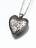 Floral Bronze Heart Pendants