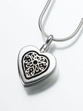 Heart w/Filigree Insert Pendants