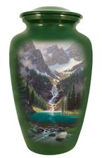 Lake Solitude Aluminum Cremation Urn