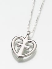 Love Cross Cremation Pendant