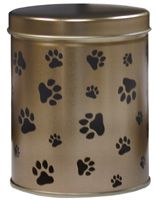 Pawprints Tin Urn