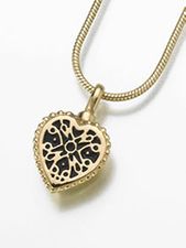 Small Filigree Heart Pendants