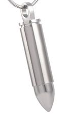 Stainless Steel Bullet Pendant