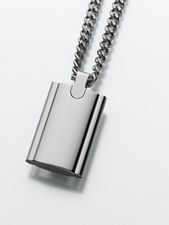 Stainless Steel Flask & Chain