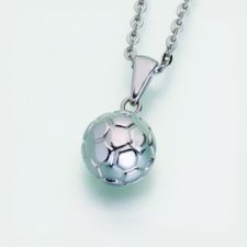 Stainless Steel Soccer Ball Pendant