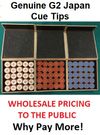 G2 Japan Pool Cue Tips