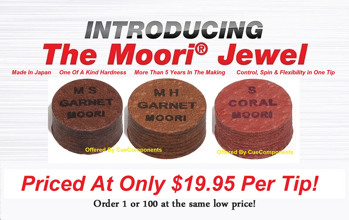 Moori® Jewel Cue Tips NOW AVAILABLE!