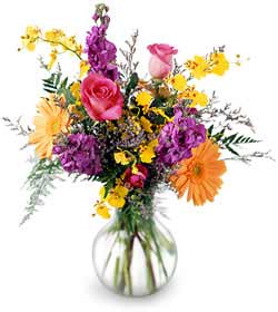 A Special birthday message arrangement