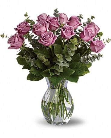 Dozen Premium Lavender Roses