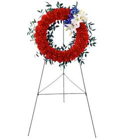 Red, White and Blue Wreath