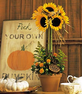 Sunflower Topiary