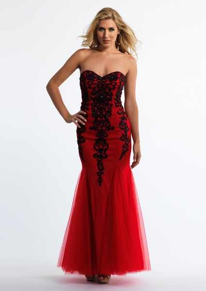 Dave and Johnny Prom Dress 10568