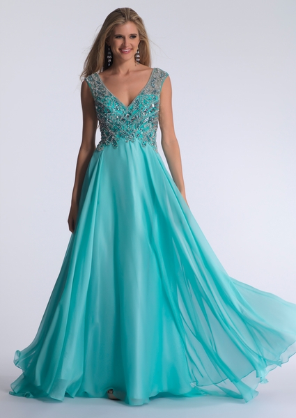 Dave and Johnny Prom Dress 1253