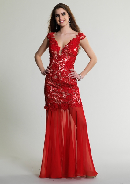 Dave and Johnny Prom Dress 551