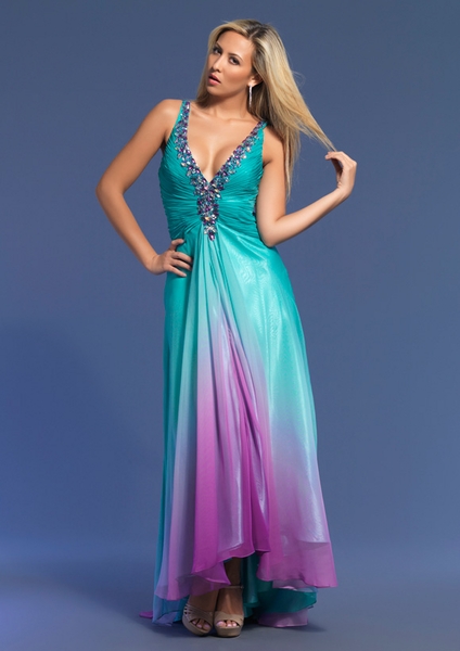 Dave and Johnny Prom Dress 7652