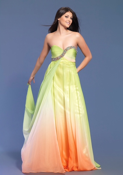 Dave and Johnny Prom Dress 7684