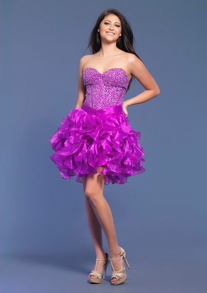 Dave and Johnny Prom Dress 7685