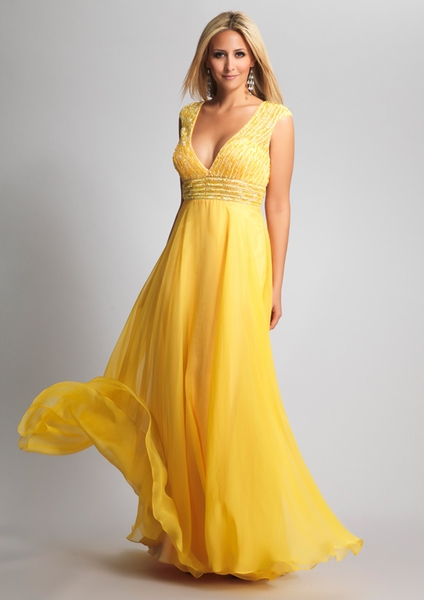 Dave and Johnny Prom Dress 8022