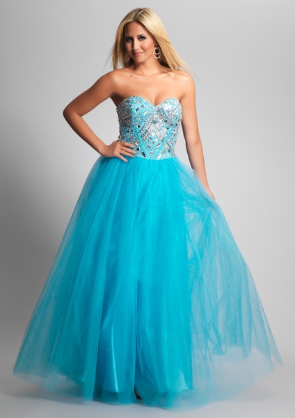 Dave and Johnny Prom Dress 8551