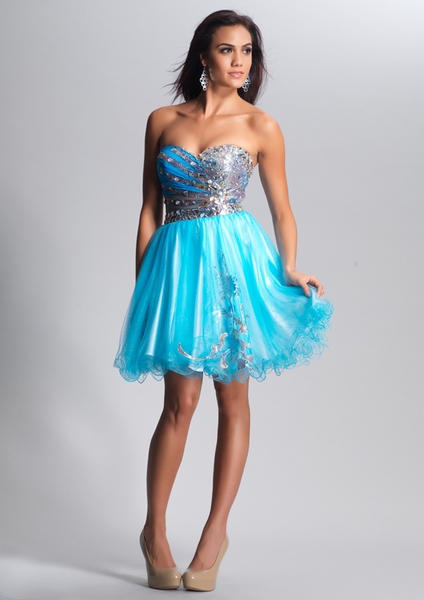 Dave and Johnny Prom Dress 8968