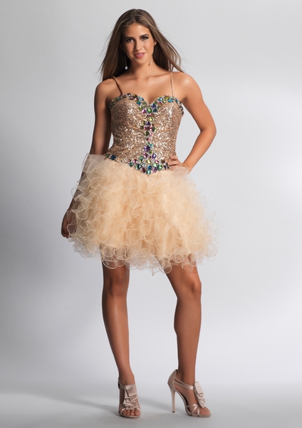 Dave and Johnny Prom Dress 9016