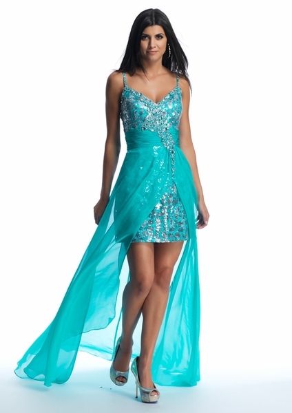 Dave and Johnny Prom Dress 9683