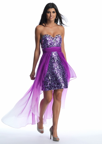 Dave and Johnny Prom Dress 9775