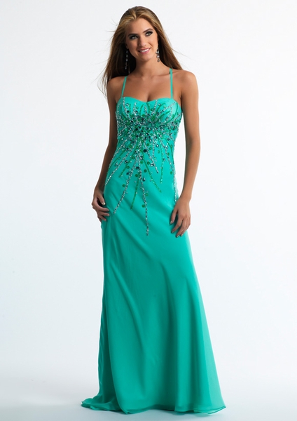 Dave and Johnny Prom Dress 9846